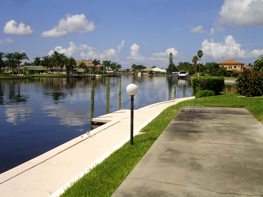 View Down the Canal From Bimini Place